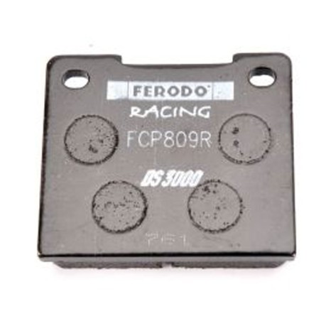 Plaquettes de frein arrière FERODO DS UNO FCP809Z pour Citroën DS3 Turbo 1.6 THP 156cv (étriers LUCAS/TRW / 2 pistons 300x8)