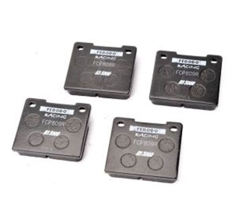 Plaquettes de frein arrière FERODO DS UNO FCP809Z pour Citroën DS3 Turbo 1.6 THP 156cv (étriers LUCAS/TRW / 2 pistons 300x8)