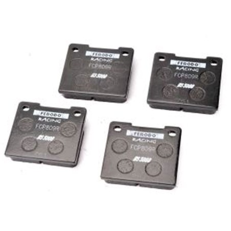 Plaquettes de frein arrière FERODO DS UNO FCP809Z pour Citroën DS3 Turbo 1.6 THP 156cv (étriers LUCAS/TRW / 2 pistons 300x8)