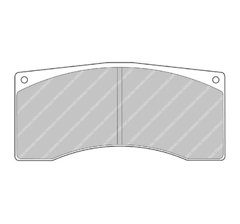 Plaquettes de frein arrière FERODO DS UNO FRP1077Z pour Citroën DS3 Turbo 1.6 THP 156cv (étriers ALCON)