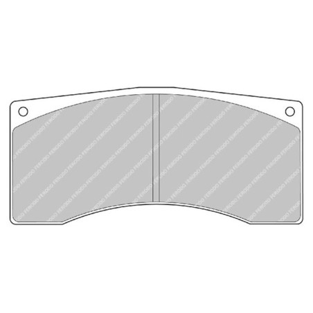 Plaquettes de frein arrière FERODO DS UNO FRP1077Z pour Citroën DS3 Turbo 1.6 THP 156cv (étriers ALCON)