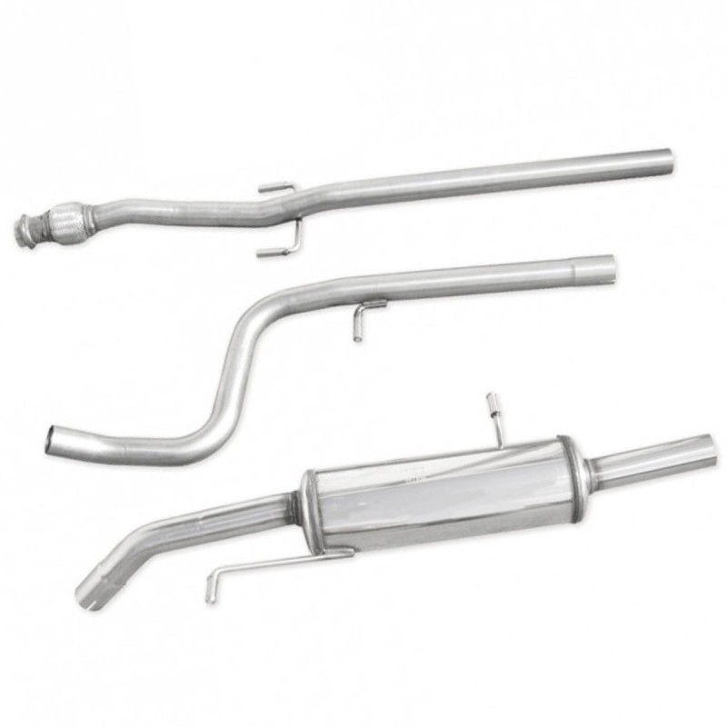 Ligne d'échappement 54mm Groupe N INOXCAR pour Citroën DS3 Turbo 1.6 THP 156cv