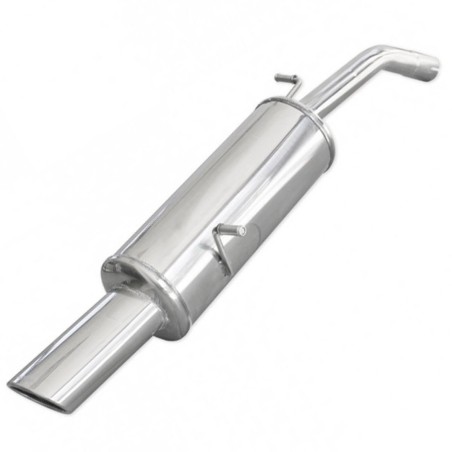 Terminal d'échappement 120x80mm INOXCAR pour Citroën DS3 Turbo 1.6 THP 156cv