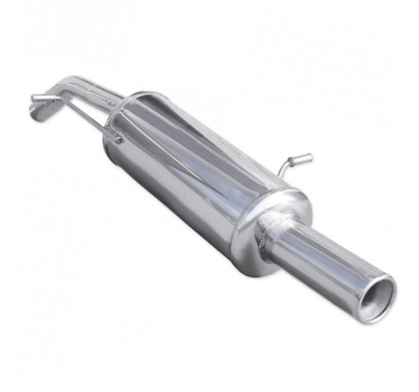 Silencieux / Terminal d'échappement arrière 1x80mm INOXCAR pour Citroën DS3 VTi 1.6 120cv