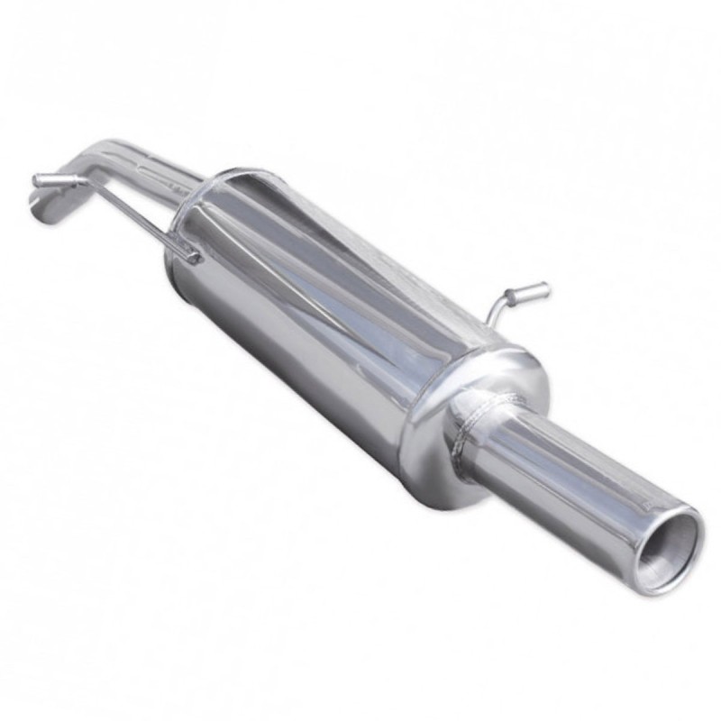 Silencieux / Terminal d'échappement arrière 1x80mm INOXCAR pour Citroën DS3 VTi 1.6 120cv