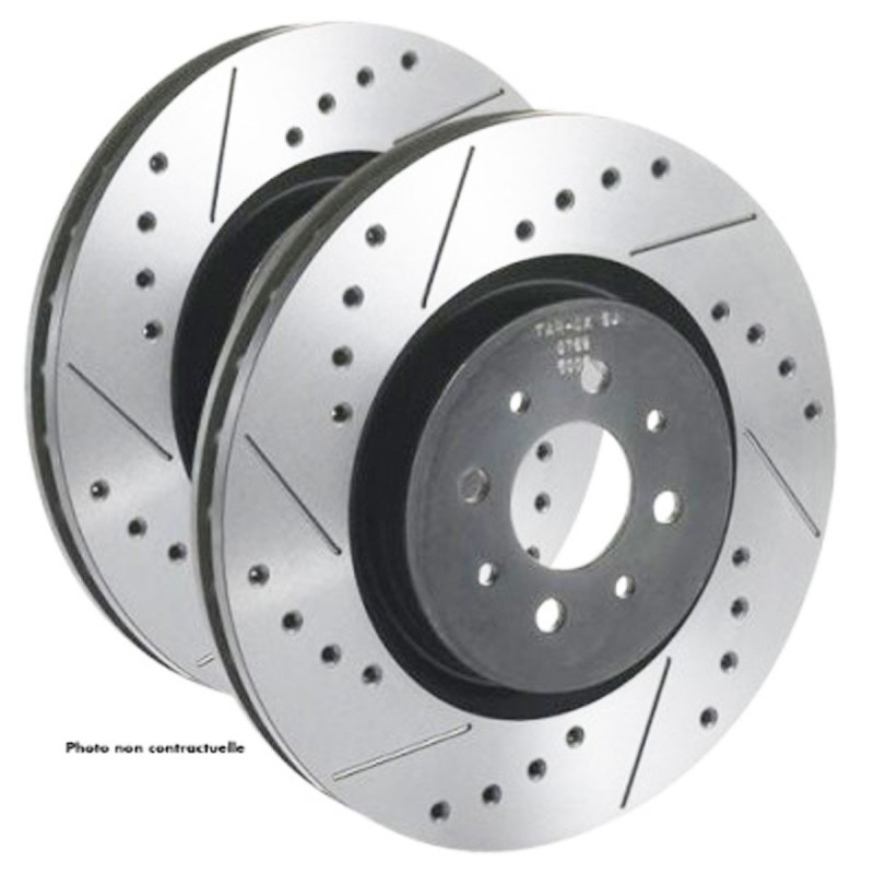 Disques de frein arrière (sans roulement) TAROX Sport Japan pour Renault Laguna 2 GT 2.0 Turbo