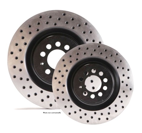 Disques de frein avant pleins TAROX finition D95 percés pour Renault Laguna 2 GT 2.0 Turbo Estate
