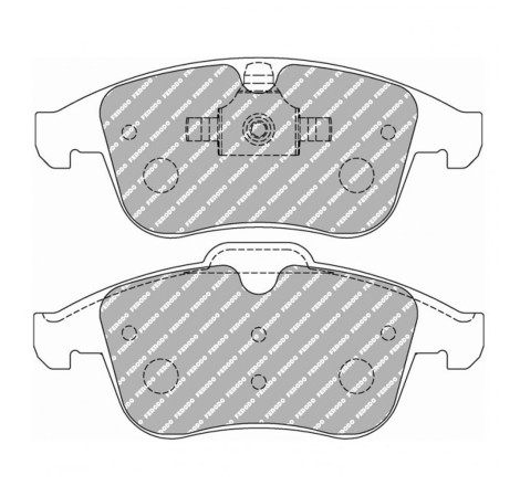 Plaquettes de frein avant FERODO DS1.11 FCP4249W pour Renault Laguna 3 Coupé V6 4RD (étriers ATE)