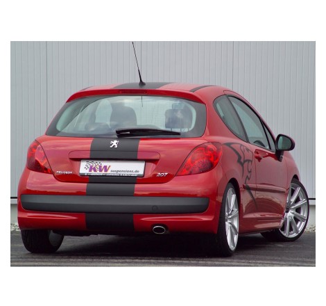 Combinés Filetés KW V2 pour Peugeot 207 16V / Turbo / RC / VTi