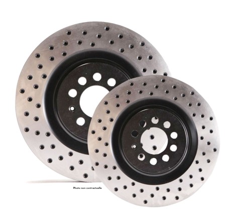 Disques de frein avant ventilés TAROX finition D95 percés pour Renault Avantime 2.0 16v Turbo / 3.0 V6 24V