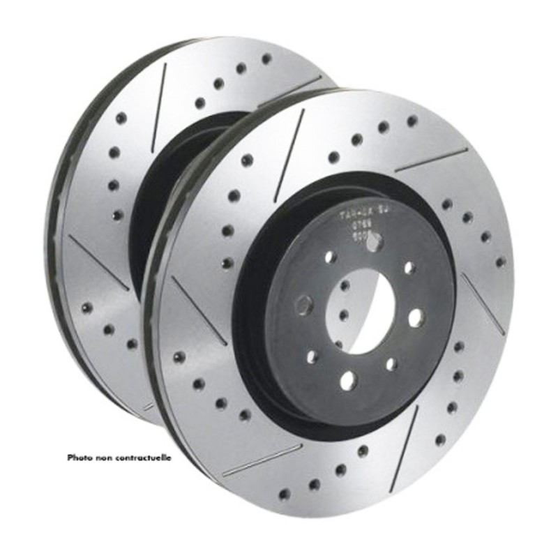 Disques de frein avant ventilés TAROX Sport Japan pour Renault Avantime 2.0 16v Turbo / 3.0 V6 24V