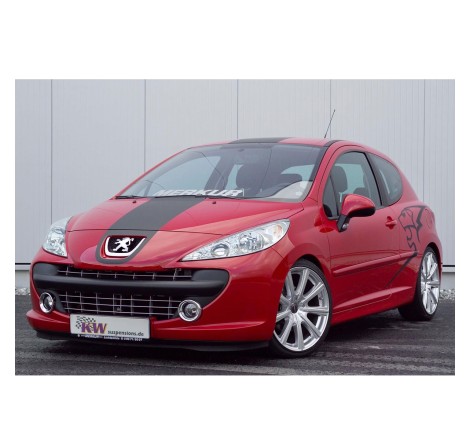 Combinés Filetés KW V2 pour Peugeot 207 16V / Turbo / RC / VTi