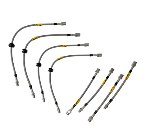 Kit de 8 durites / flexibles de frein Goodridge pour Renault Spider