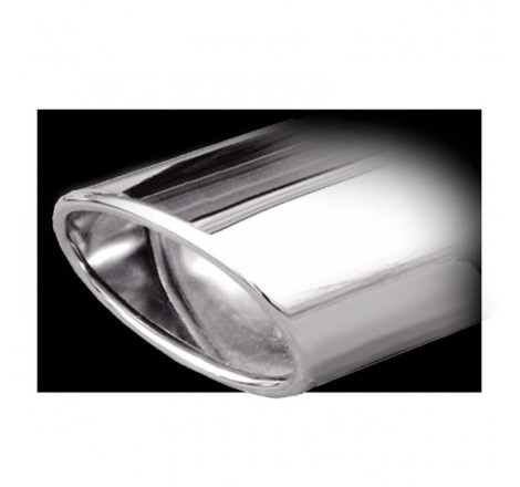 Tube intermédiaire avec silencieux 1X150X105 oblique 70mm INOXCAR pour Peugeot RCZ 1.6 200ch