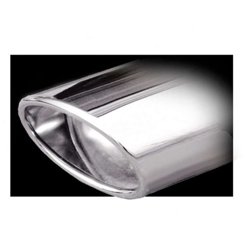 Tube intermédiaire avec silencieux 1X150X105 oblique 70mm INOXCAR pour Peugeot RCZ 1.6 200ch