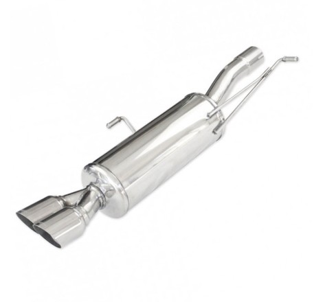 Silencieux / Terminal d'échappement arrière 2x80mm INOXCAR pour Peugeot RCZ 1.6 200ch (2010+)