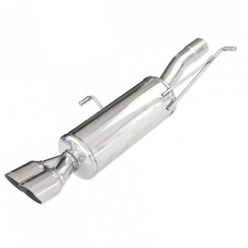 Silencieux / Terminal d'échappement arrière 2x80mm INOXCAR pour Peugeot RCZ 1.6 200ch (2010+)