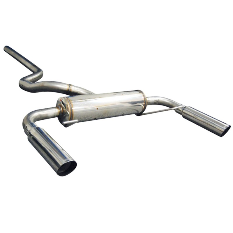 Système d'échappement Cat-Back INOXCAR pour Peugeot 207 1.6 THP