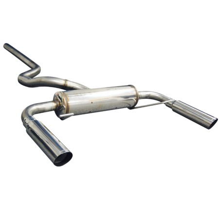 Système d'échappement Cat-Back INOXCAR pour Peugeot 207 1.6 THP