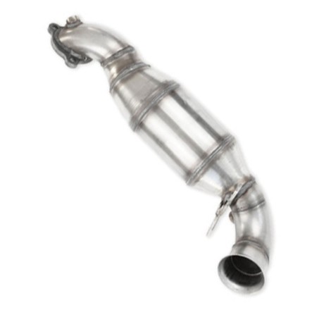 Downpipe / Tube de descente 55mm INOXCAR pour Peugeot 207 RC 1.6 175cv (avec catalyseur)