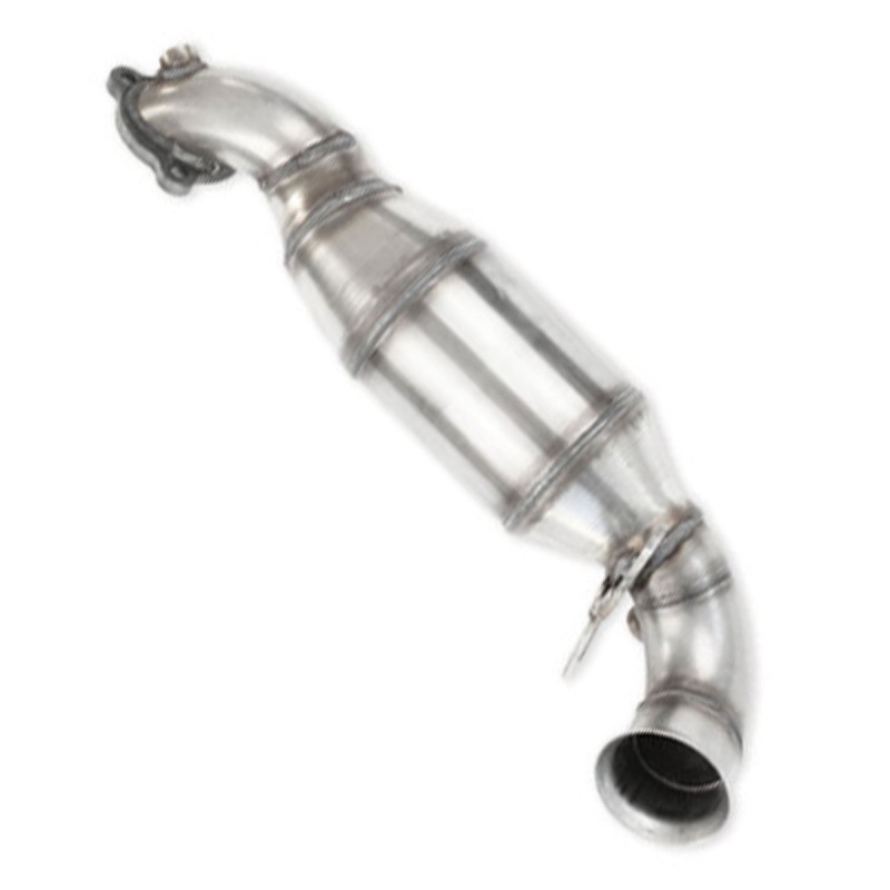 Downpipe / Tube de descente 55mm INOXCAR pour Peugeot 207 RC 1.6 175cv (avec catalyseur)