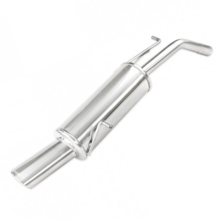 Silencieux / Terminal d'échappement arrière 120x80mm INOXCAR pour Peugeot 207 RC 1.6 16v (après 2007)