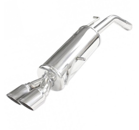 Silencieux / Terminal d'échappement RACING 2x80mm INOXCAR pour Peugeot 207 RC 1.6 16v (après 2007)
