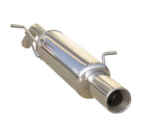 Silencieux / Terminal d'échappement 1x102mm INOXCAR pour Peugeot 207 RC 1.6 16v (après 2007)
