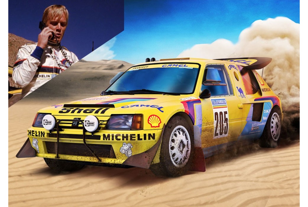 Ari Vatanen et sa Peugeot 205 Turbo 16