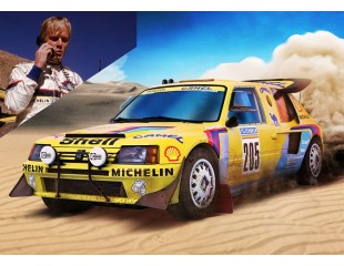 Ari Vatanen et sa Peugeot 205 Turbo 16